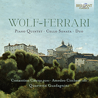 Wolf-Ferrari: Piano Quintet, Cello Sonata, Duo — album cover